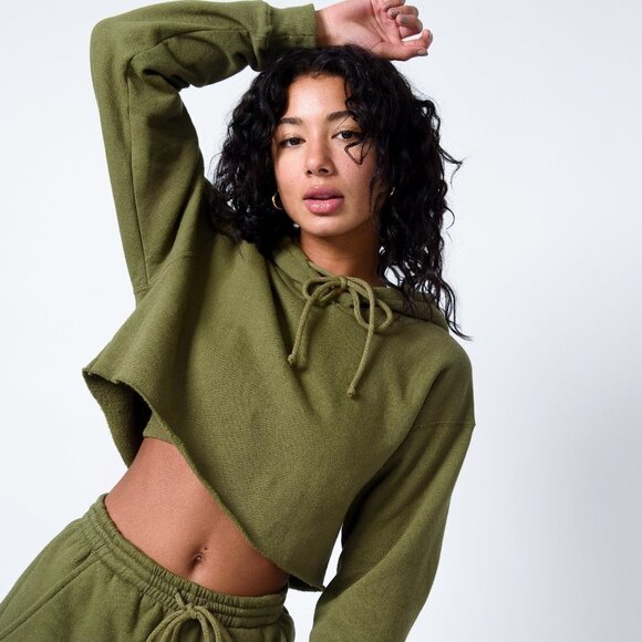 Skatie Tops - Skatie UlLTRALUX 'Ariana' Hoodie in PALM